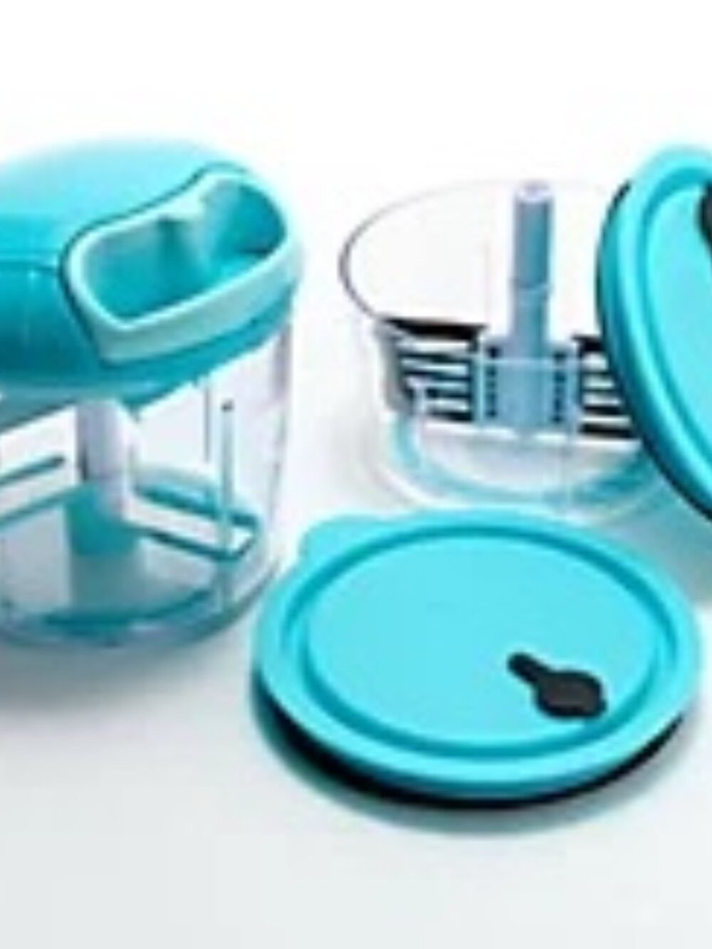 Prepology 4 Cup Pull Chop W/ Extra Container & Attachments - NEW - Picture 2 of 3